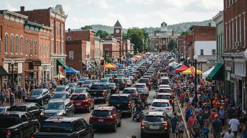 25. Festival Weekends Turn Quiet Towns Into Gridlock (Image Credits: Gemini)