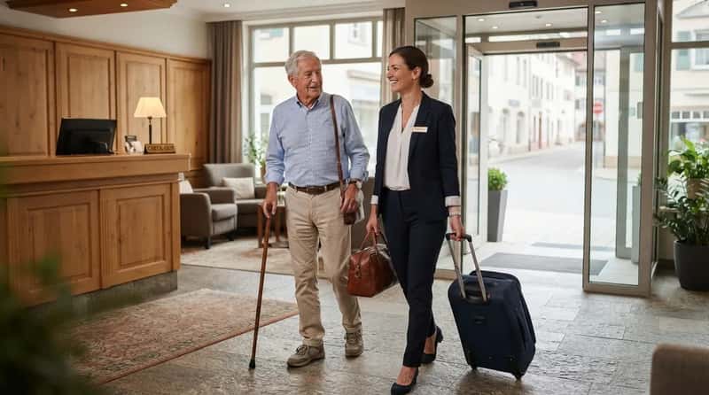 #8 - They Personally Carry the Bags Instead of Calling a Bellhop (Image Credits: Gemini)