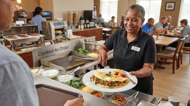 #16 - Cooked-to-Order Egg White Omelets (Image Credits: Gemini)