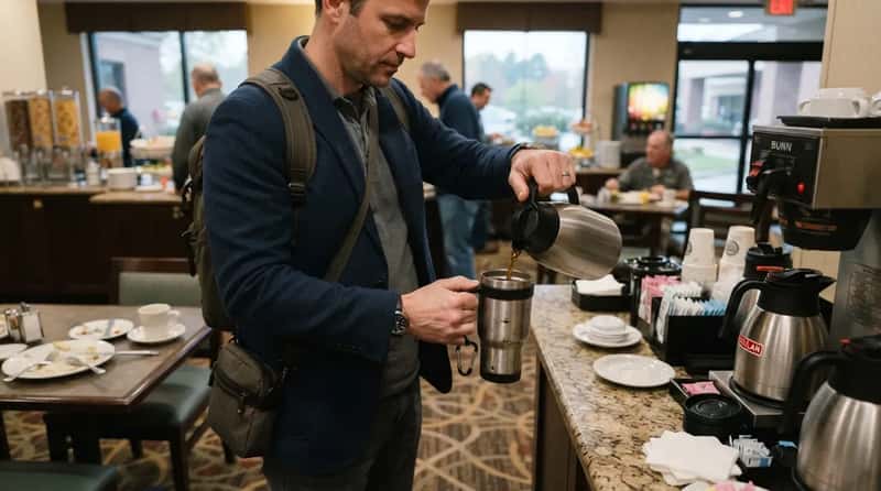 #2 - They Always Grab an Extra Coffee "For the Road" (Image Credits: Gemini)