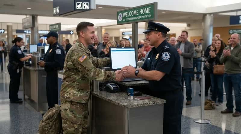 #7 - Coming Home in Uniform After Deployment (Image Credits: Gemini)