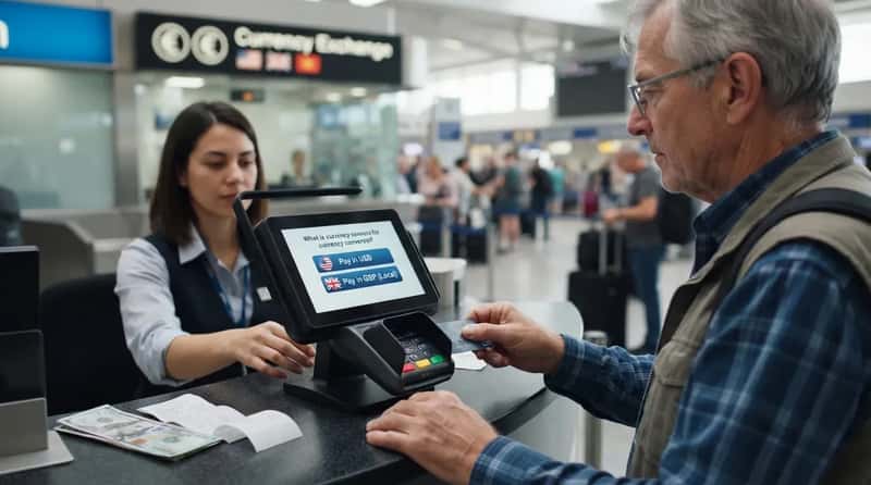 #7 - Saying Yes When the Terminal Offers to "Pay in Dollars" (Image Credits: Gemini)