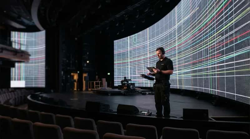 #7 - The Giant LED Screens That Have to Sync Perfectly (Image Credits: Gemini)