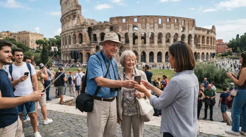 #6 - They Refuse to Touch a Selfie Stick, Even Surrounded by Them (Image Credits: Gemini)