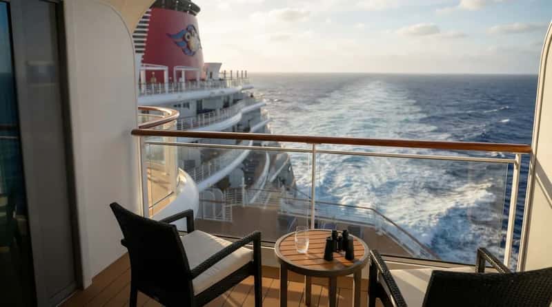 #15 - The Aft Balcony Cabin That Trades Crowds for a Hum (Image Credits: Gemini)