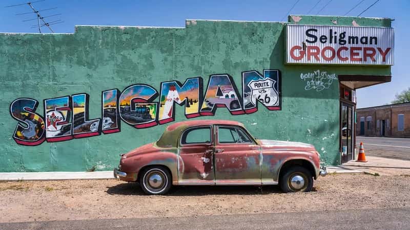 #3 - Seligman, Arizona: The Town That Saved Route 66 (Mobilus In Mobili, Flickr, CC BY-SA 2.0)
