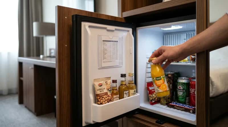 #5 - Draining the Minibar Without Checking the Price Card (Image Credits: Gemini)