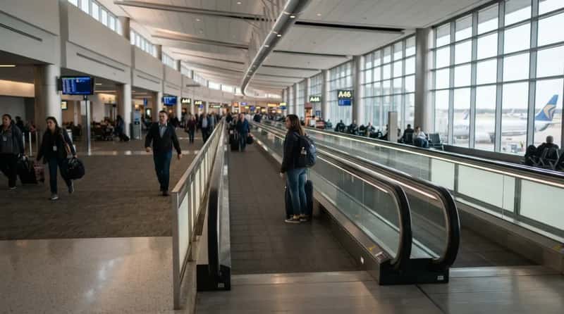 7. Moving Walkways Actually Run the Whole Concourse (Image Credits: Gemini)