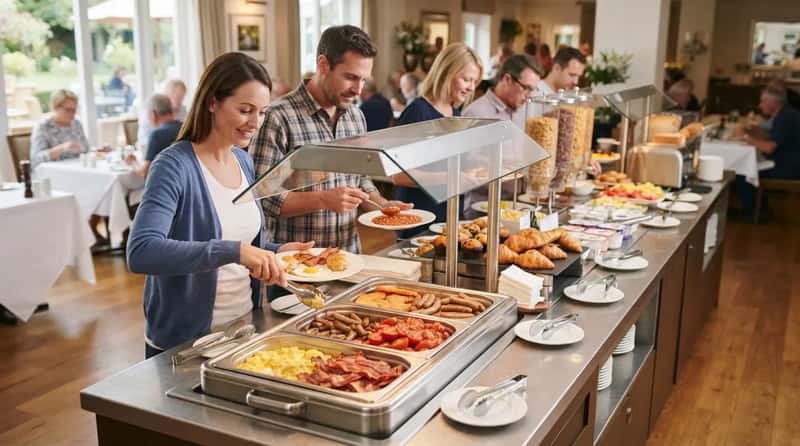 #13 - The Open Buffet Line Where You Loaded Your Own Plate (Image Credits: Gemini)