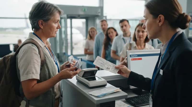 #10 - Trying to Board With Last Year's Boarding Pass (Image Credits: Gemini)
