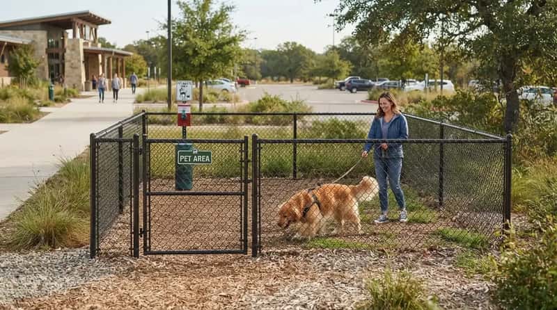 3. Do Use the Real Pet Area, Not the Grass Near Parking (Image Credits: Gemini)