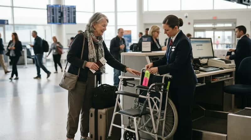 #11 - Checking a Cane, Walker, or Folding Wheelchair at No Charge (Image Credits: Gemini)