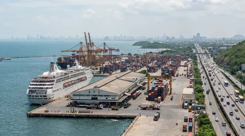 #7 - Laem Chabang: Bangkok Is About 80 Miles Off (Image Credits: Gemini)