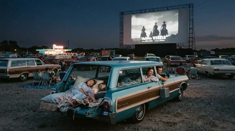 #10 - Making a Drive-In Movie the Entire Vacation Night Out (Image Credits: Gemini)