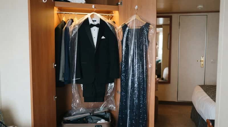 16. The Tuxedo or Gown Packed for a Formal Night That Barely Exists Anymore (Image Credits: Gemini)