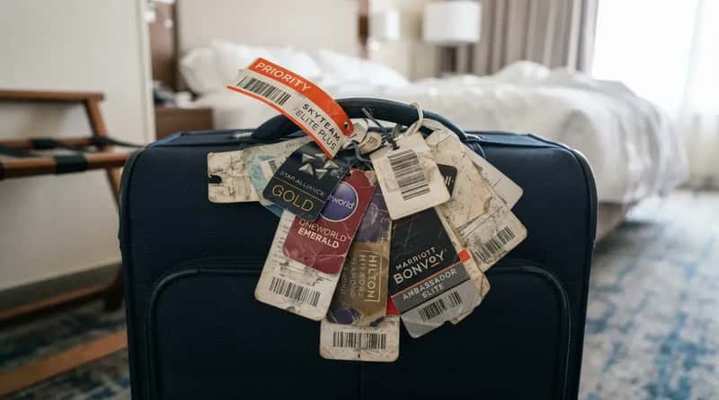 #7 - The Elite-Status Bag Tag (And the Old Ones They Forgot to Remove) (Image Credits: Gemini)