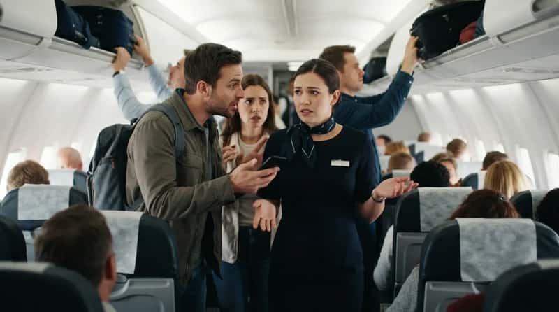 #4 - Treating a Flight Attendant Like Your Personal Connection Concierge (Image Credits: Gemini)