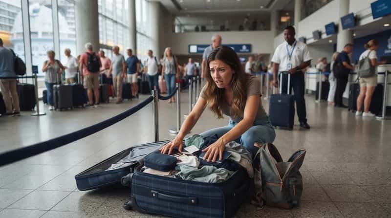 #5 - Packing Passports in the Checked Luggage (Image Credits: Gemini)