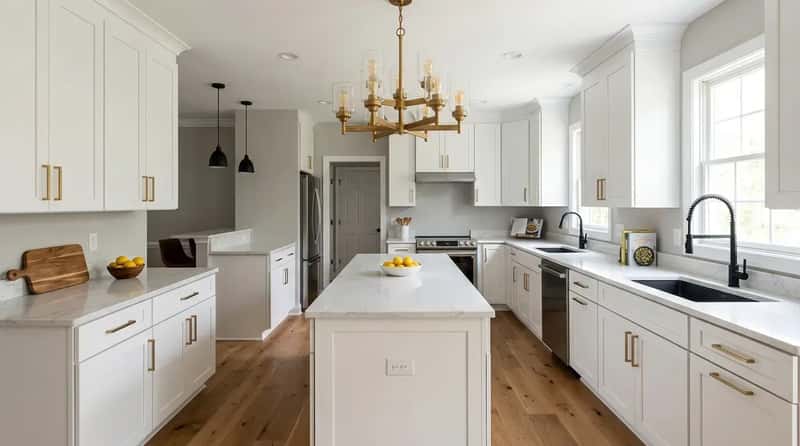 #5 - The Kitchen With Brass Everything That Got a Grown-Up Upgrade (Image Credits: Gemini)