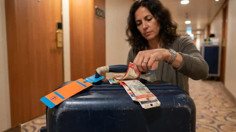11. They Take Old Tags Off Their Bags Before New Ones Go On (Image Credits: Gemini)