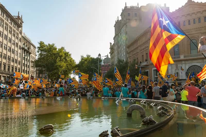 Barcelona's summer of marches and water pistols (Image Credits: Unsplash)