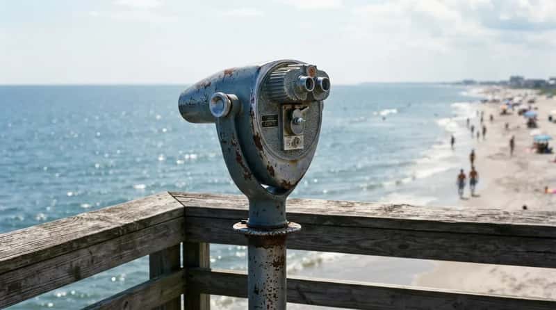 #14 - Coin-Operated Boardwalk Binoculars That Barely Worked (Image Credits: Gemini)