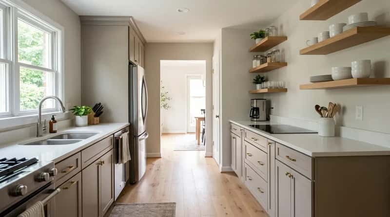 #14 - The Galley Kitchen That Felt Like a Hallway, Opened Up (Image Credits: Gemini)