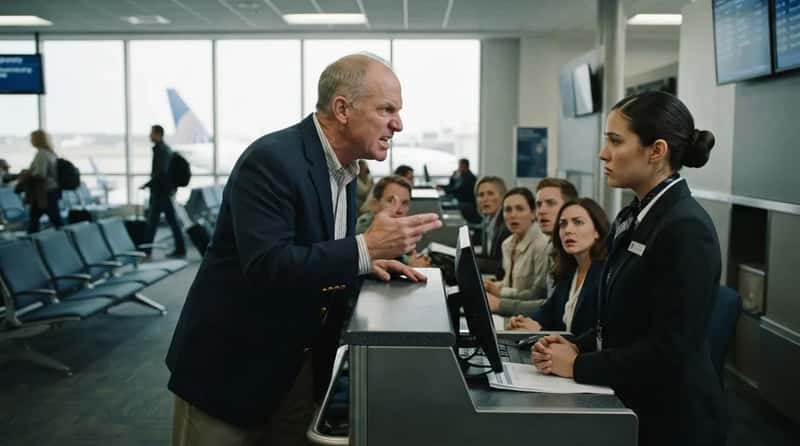 #10 - Loudly Trash-Talking the Gate Agent Within Earshot (Image Credits: Gemini)