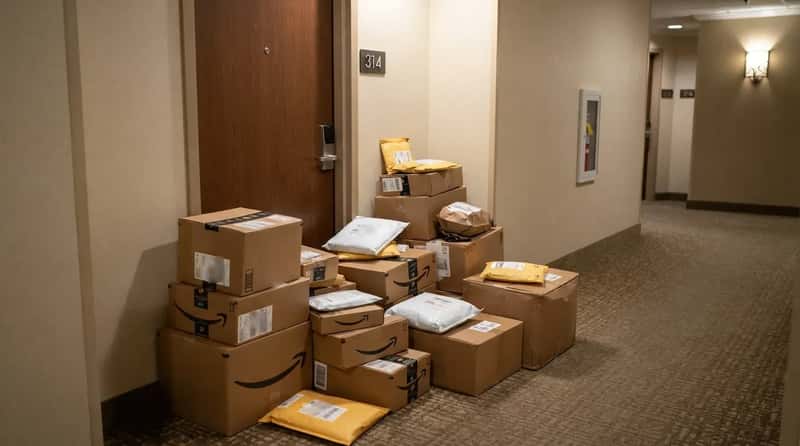 #8 - Packages Piling Up for a Guest Who Never Leaves the Address Line (Image Credits: Gemini)
