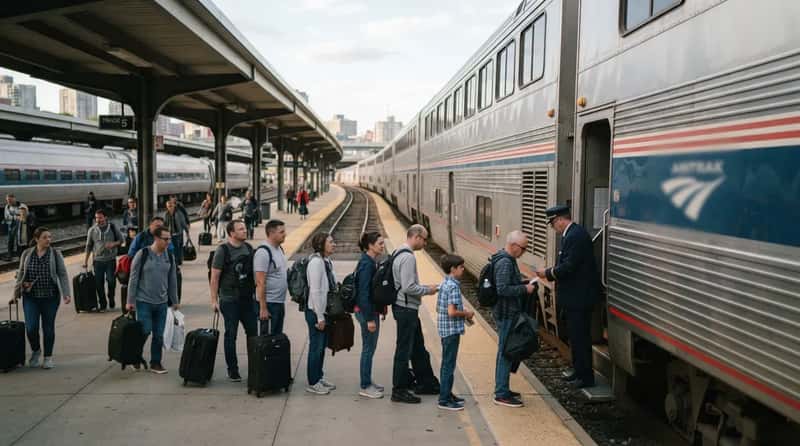10. Amtrak Boarding Is Weirdly Civil Compared to Everywhere Else (Image Credits: Gemini)