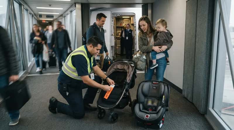 #19 - Free Last-Second Gate-Checking for Strollers and Car Seats (Image Credits: Gemini)
