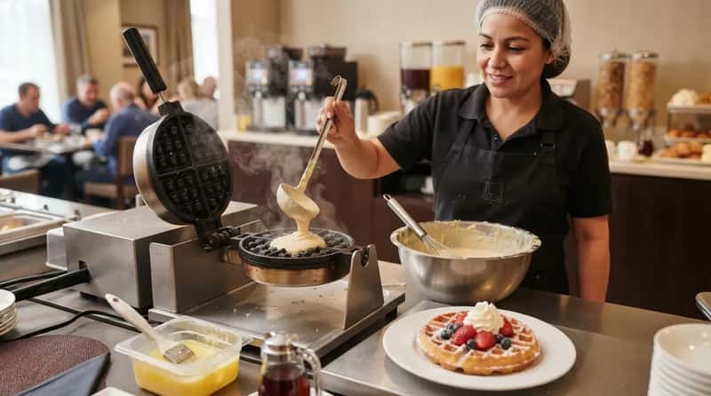 #22 - Made-to-Order Belgian Waffles With Real Batter (Image Credits: Gemini)