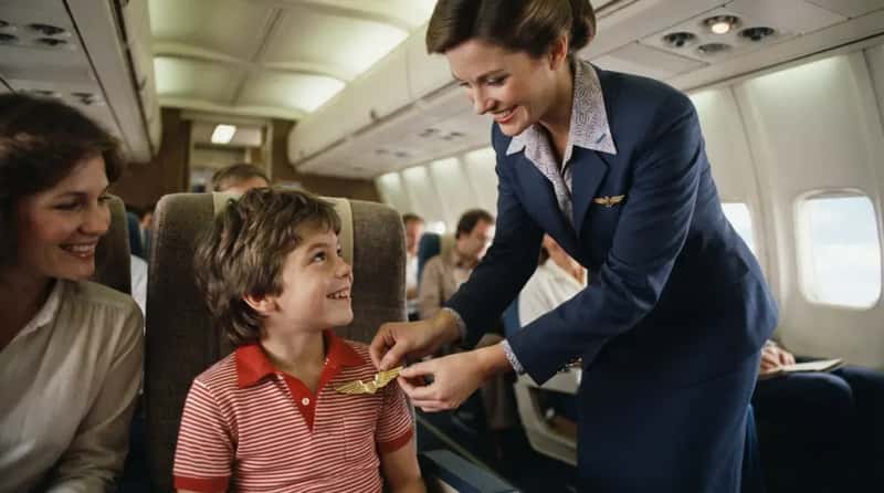 #9 - Earning Plastic Wings from the Flight Attendant (Image Credits: Gemini)