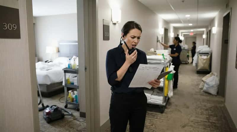 #2 - Housekeeping Simply Couldn't Turn the Room in Time (Image Credits: Gemini)