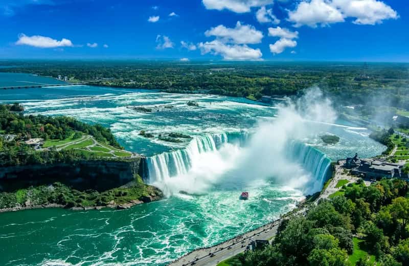 5. Niagara Falls, New York and Ontario (Image Credits: Unsplash)