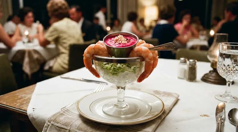 #2 - Shrimp Cocktail with Fluorescent Pink Sauce (Image Credits: Gemini)
