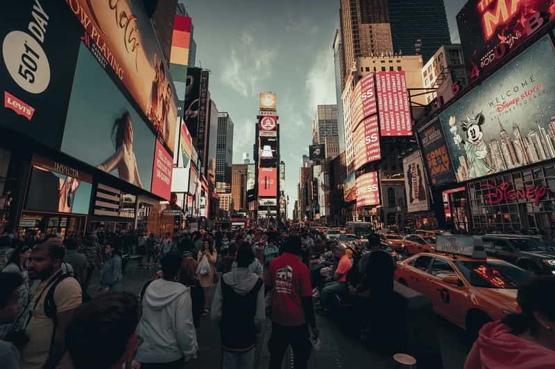 Times Square: Sensory Overload in the Worst Way (Image Credits: Pixabay)