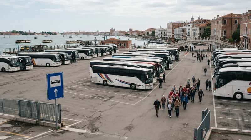 Where the Coach Is Actually Allowed to Park (Hint: Not Near the Attraction) (Image Credits: Gemini)