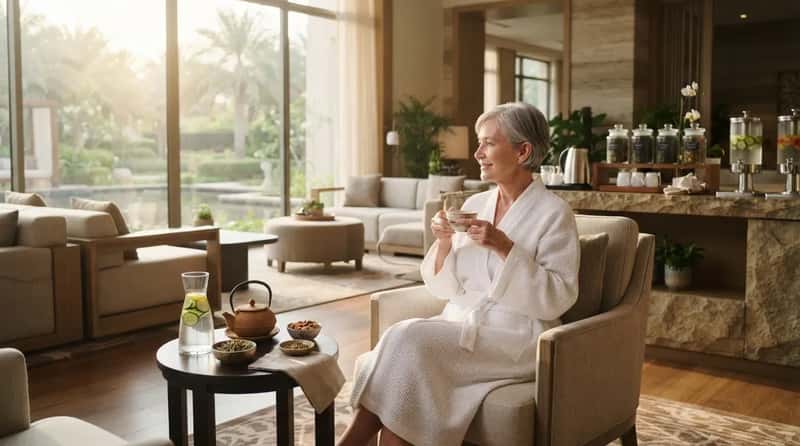 #12 - Herbal Tea and Lounge Time Before the Rush Hits (Image Credits: Gemini)