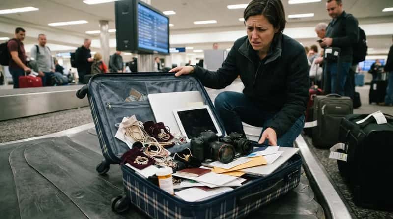 #13 - Checking a Bag Full of Jewelry, Cameras, or Important Documents (Image Credits: Gemini)