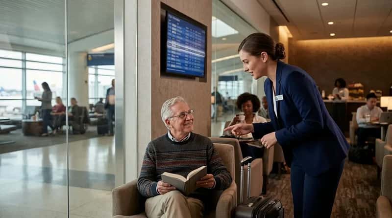 #6 - They Flag Your Flight on the Monitor and Come Find You When It’s Boarding (Image Credits: Gemini)