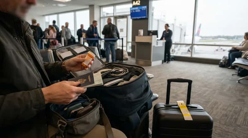 #5 - They Keep Essentials Out of the Bag That Might Get Gate-Checked (Image Credits: Gemini)