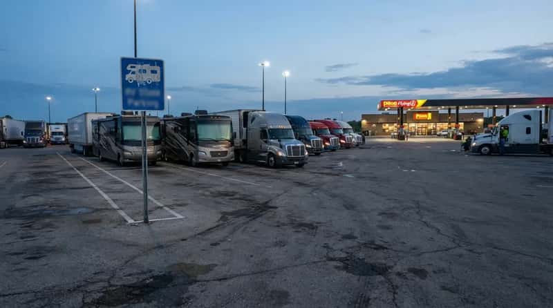 #22 - Truck Stops: Why the "RV Reserved" Sign Doesn't Always Mean What You Think (Image Credits: Gemini)