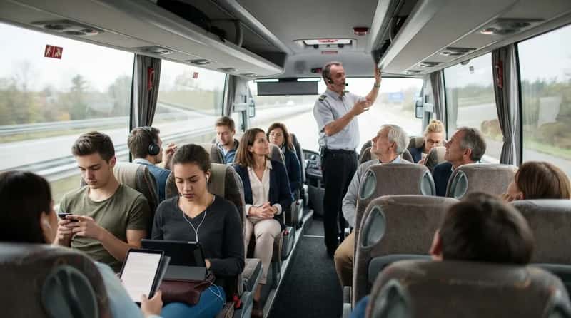 #15 - Half the Coach Tunes Out the Safety Briefing (Image Credits: Gemini)
