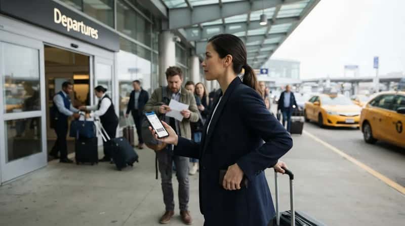#4 - They Have Their Boarding Pass Loaded Before They Leave the Car (Image Credits: Gemini)