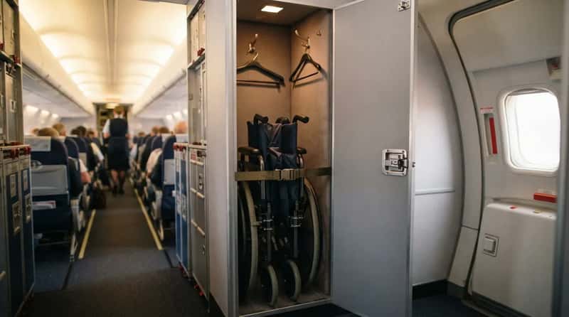 #10 - Mobility Aids Stored in the Cabin Closet, Not Cargo (Image Credits: Gemini)