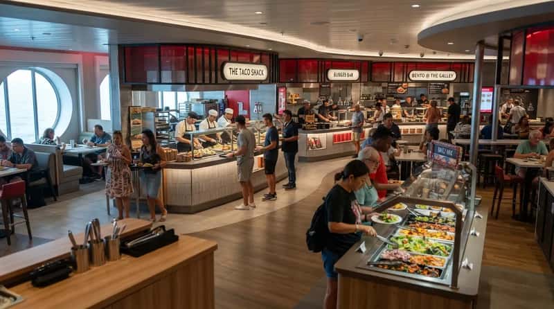 #9 - Virgin Voyages' The Galley: Not a Classic Buffet, Which Is the Point (Image Credits: Gemini)