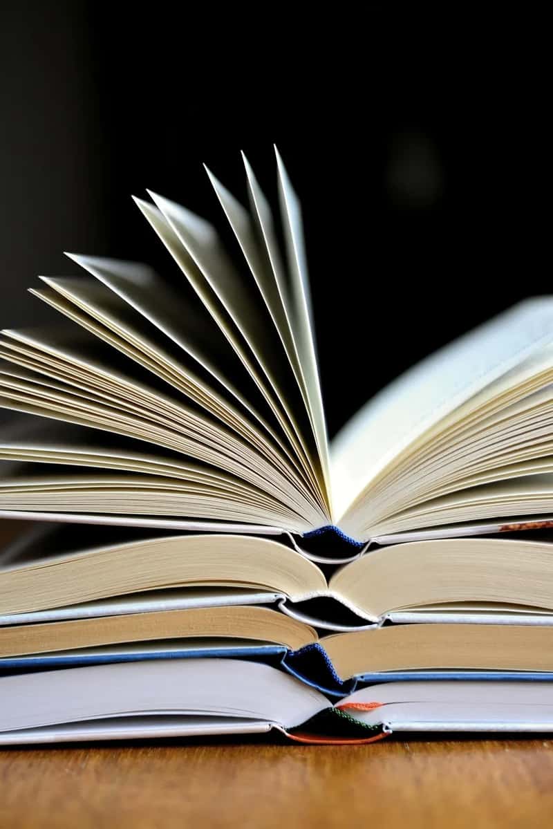 2. A hardcover book (Image Credits: Pixabay)
