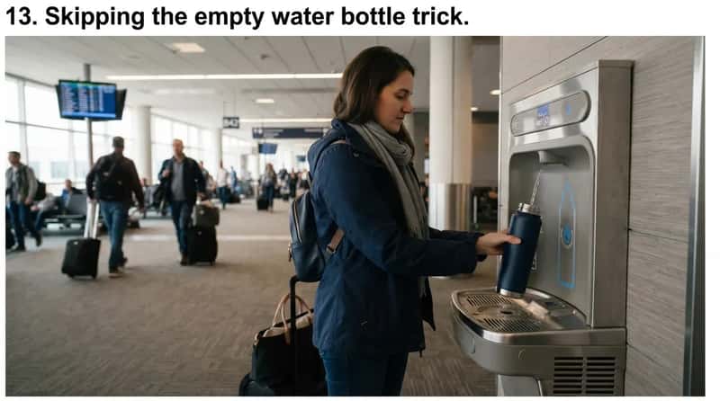 13. Skipping the empty water bottle trick (Image Credits: Gemini)