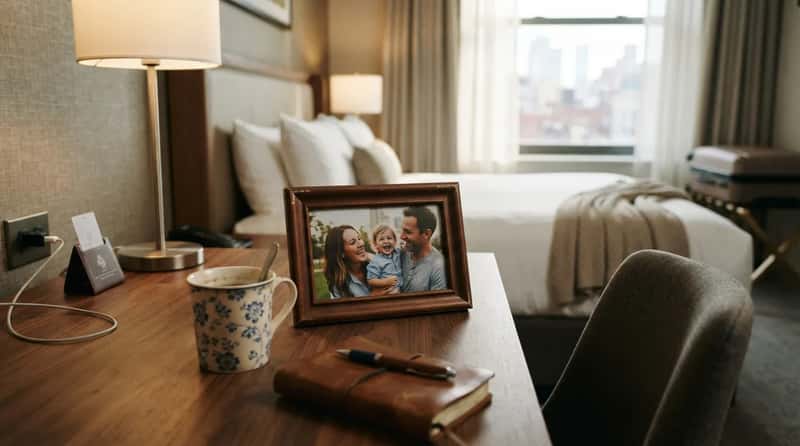 #1 - The One Thing From Home That Makes the Room Feel Like Yours (Image Credits: Gemini)